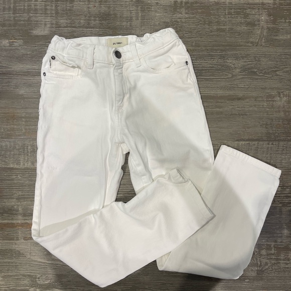 Boys’ DL1961 Brady Slim Straight White Jeans size 10 - Picture 1 of 8